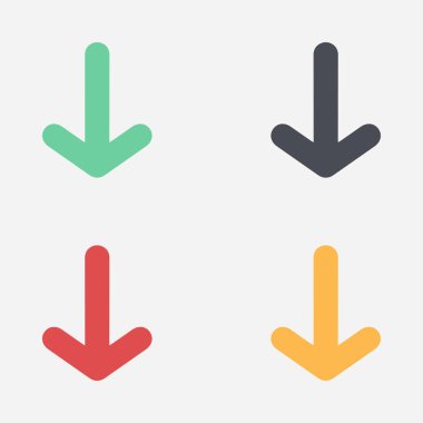 Ok simgesi. vektör illüstrasyonu