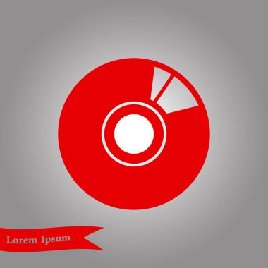 CD veya Dvd simgesini. Kompakt disk erkek.