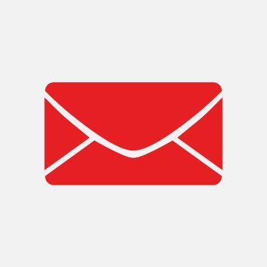 Düz simgesi mektup. Posta simgesini. 