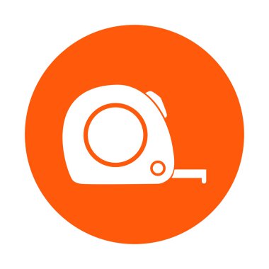  Mezura simgesi. Rulet inşaat erkek.