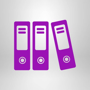 Evrak ve belgeler Office klasörler. Arşiv klasör simgesi. 