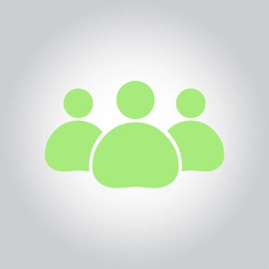 Takım iş simgesi. Ofis çalışanları ve iş takım.