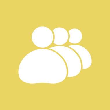 Kişi ya da sosyal işareti simgesi. 