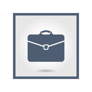 Evrak çantası ikonu, vektör illüstrasyonu. düz tasarım biçimi 