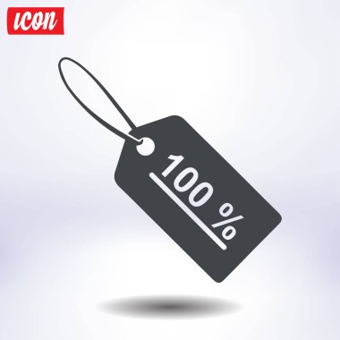 Satılık Etiketler simgesi. Düz tasarım stili. Vektör Eps 10.