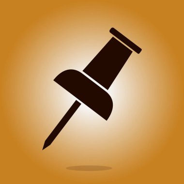  PIN simgesi itmek. Vektör Eps 10. 