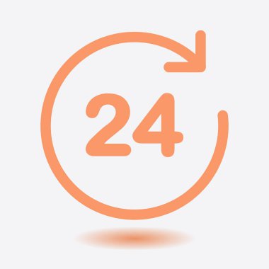 Saat saat etrafında bir gün simgesini açın..