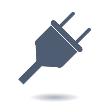 Vektör elektrik dolgu ağı düz simgesi.