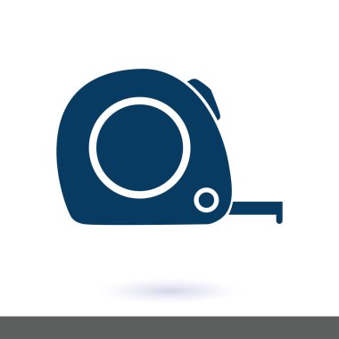  Mezura simgesi. Rulet inşaat erkek.