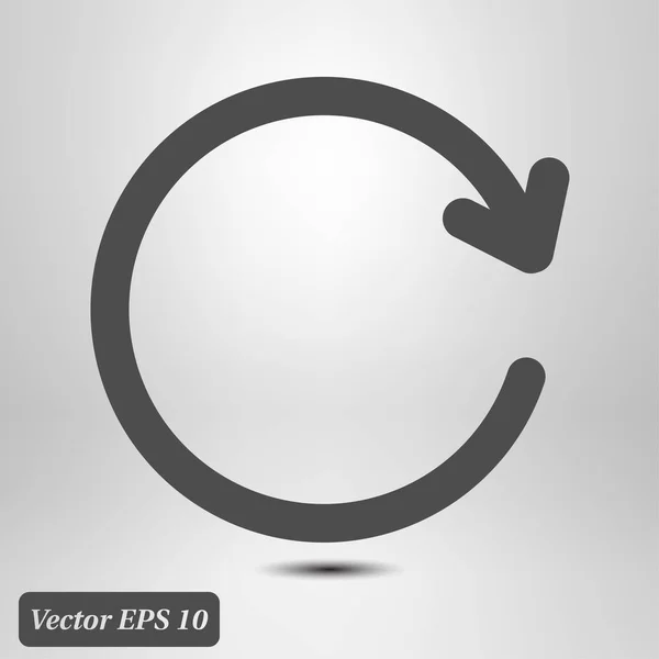 Ikon Vektor Tanda Panah Ciircular - Stok Vektor