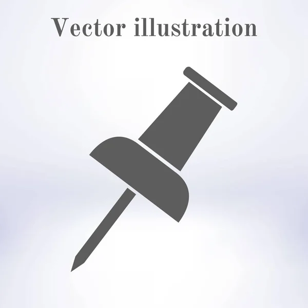 Push Pin Pictogram Vector Eps — Stockvector