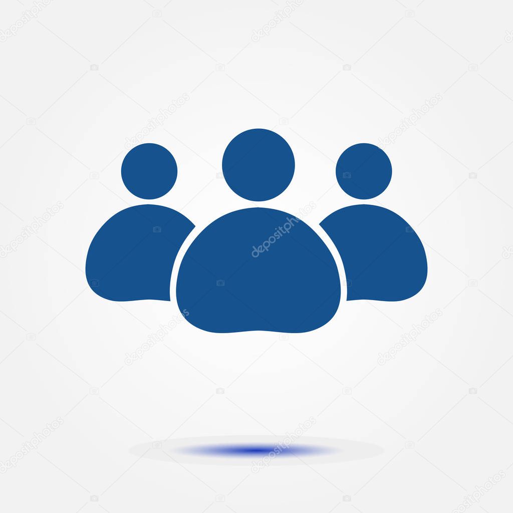 Team work  icon. Office workers and business team.