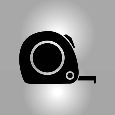  Mezura simgesi. Rulet inşaat erkek.