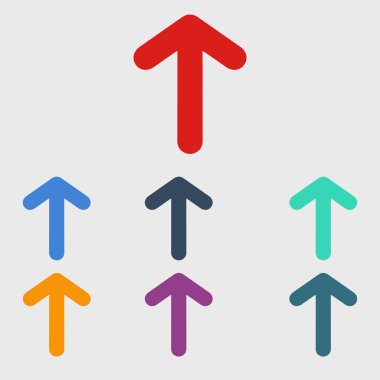 Ok simgesi. vektör illüstrasyonu