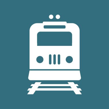 Tren simgesi. Metro erkek. Tren istasyonu işareti.