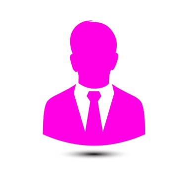 bir iş takım elbiseli adam kullanıcı simgesi.