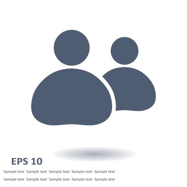 Kişi ya da sosyal işareti simgesi. 