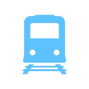 Tren simgesi. Metro erkek. Tren istasyonu işareti.
