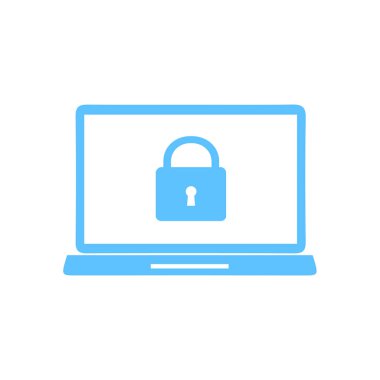 İnternet güvenliği konsepti ikonu. Tanımlama ve koruma simgesi.