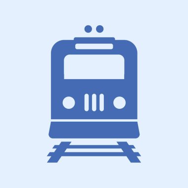 Tren simgesi. Metro erkek. Tren istasyonu işareti.