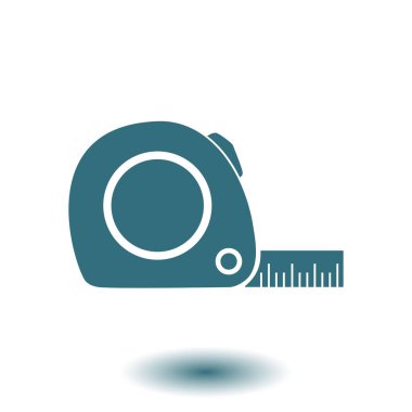  Mezura simgesi. Rulet inşaat erkek.