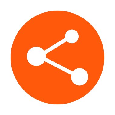 Pay işareti kutsal kişilerin resmi. Düz tasarım stili.