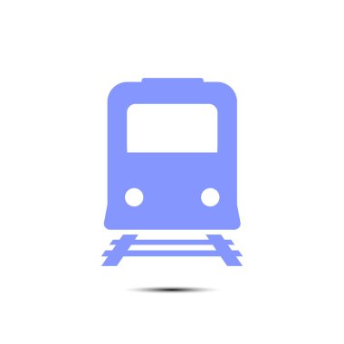 Tren simgesi. Metro erkek. Tren istasyonu işareti.