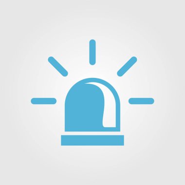 Polis tek simge. Alarm güç düğmesi. Polis seslenmek düğme. 