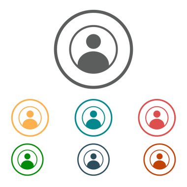 Bağlantı simgesi, kullanıcı işareti.