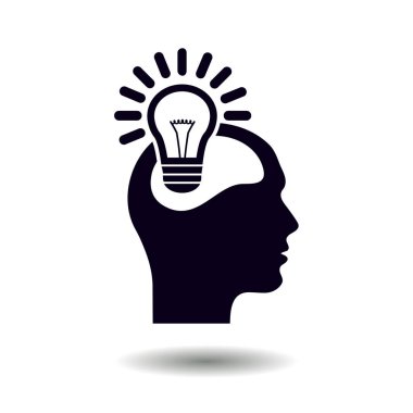 Yaratıcı fikirler ampul kavramı. Fikirler simgesi.