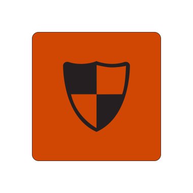 Kalkan kutsal kişilerin resmi. Koruma kavramı. 