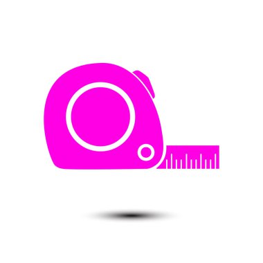  Mezura simgesi. Rulet inşaat erkek.