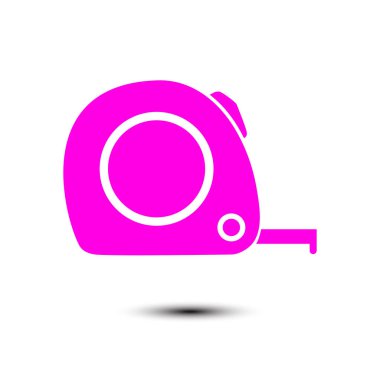  Mezura simgesi. Rulet inşaat erkek.