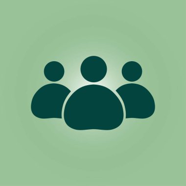 Takım iş simgesi. Ofis çalışanları ve iş takım.