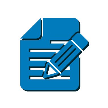 kalem simgesine sahip belge.