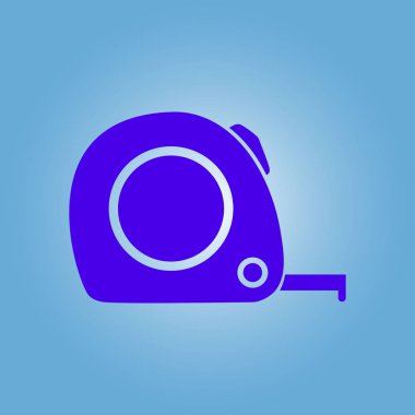  Mezura simgesi. Rulet inşaat erkek.