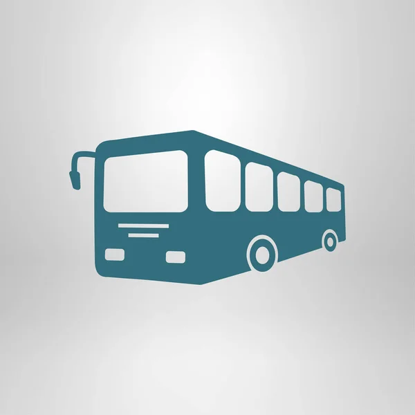 Icône Signe Bus Symbole Des Transports Publics — Image vectorielle