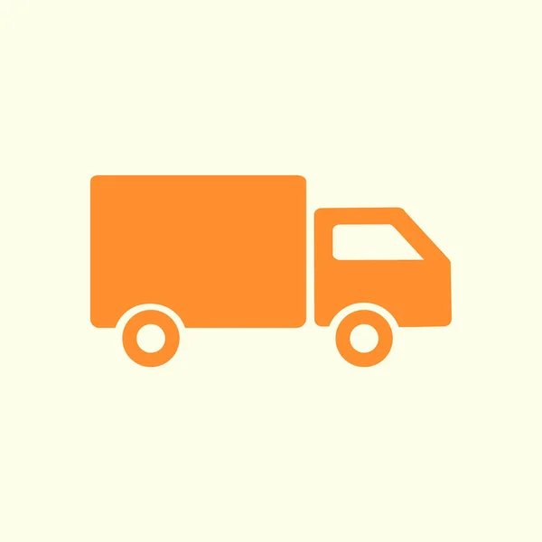 Delivery Truck Sign Icon Cargo Van Symbol Shipments Free Delivery — Stock Vector