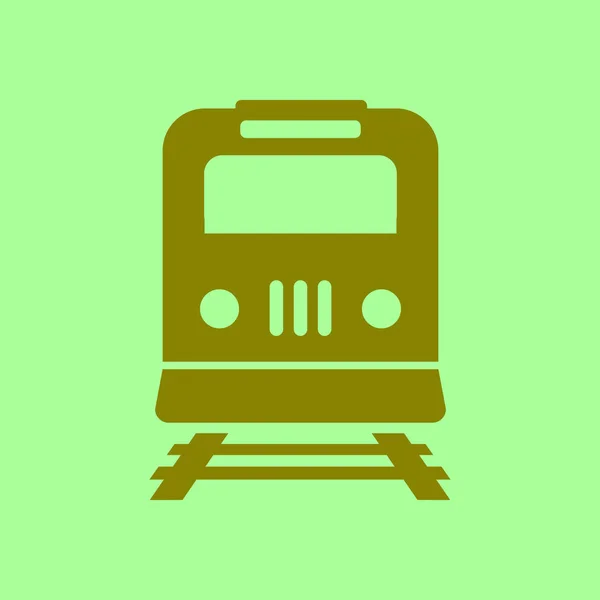 火车图标 地铁辛博尔 火车站标志 — 图库矢量图片