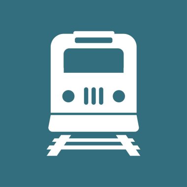 Tren simgesi. Metro erkek. Tren istasyonu işareti.