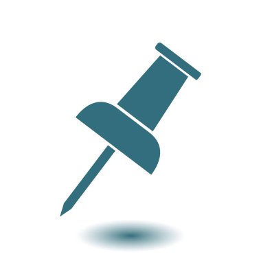  PIN simgesi itmek. Vektör Eps 10. 