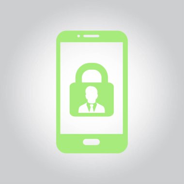 İnternet güvenliği konsepti ikonu. Tanımlama ve koruma simgesi.