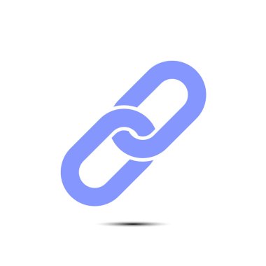 Bağlantı tek simge. Zincir bağlantı erkek.