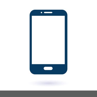 Akıllı telefon simgesinin vektör illüstrasyonu 