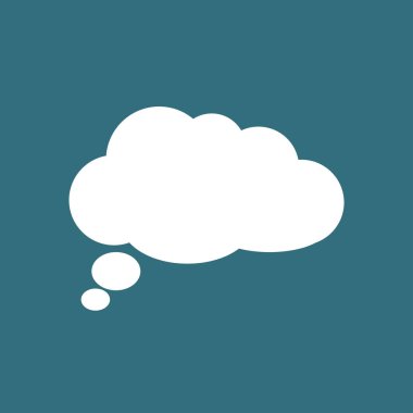 Düz Icon.Vector Eps 10 sohbet. 