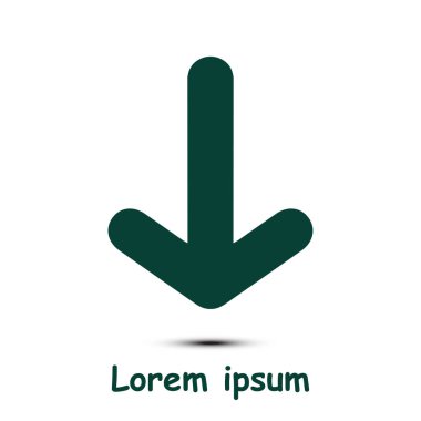 Ok simgesi. vektör illüstrasyonu