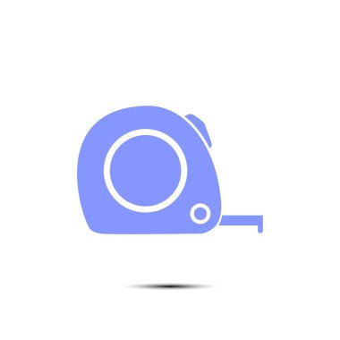  Mezura simgesi. Rulet inşaat erkek.