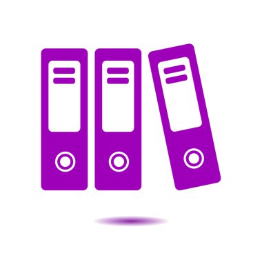 Evrak ve belgeler Office klasörler. Arşiv klasör simgesi. 