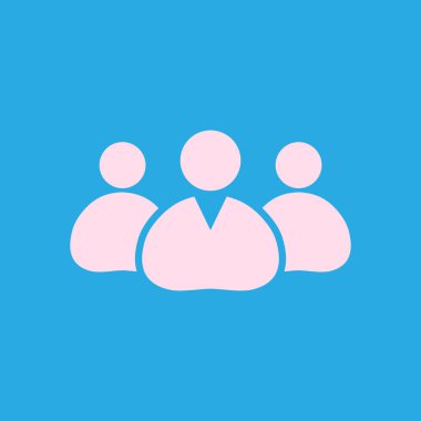 Takım iş simgesi. Ofis çalışanları ve iş takım.