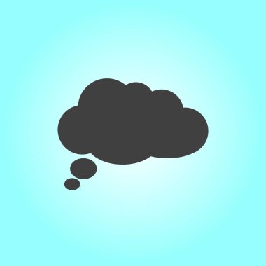 Düz Icon.Vector Eps 10 sohbet. 